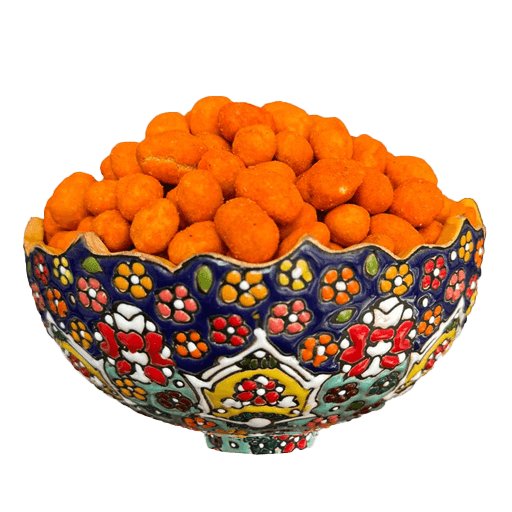 مغز بادام زمینی روکشدار باربیکیو لوکس